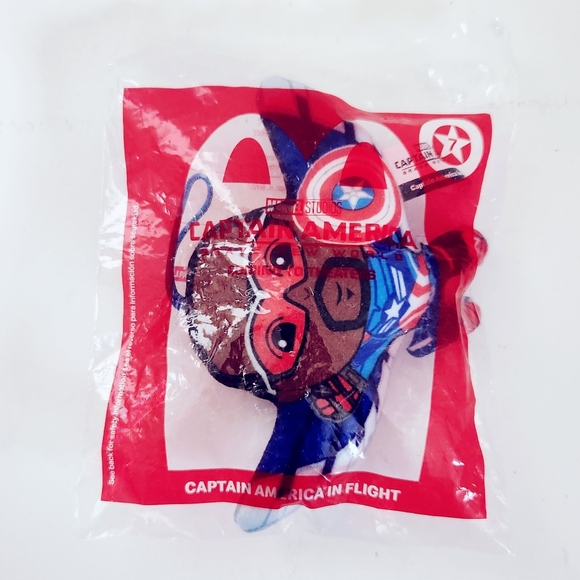 ⭐4/$15 McDonald’s Captain America in Flight Toy - Picture 2 of 5